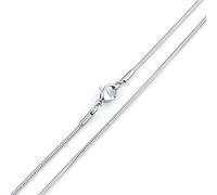 JPXXFM Jewelry - Collar de cadena de acero inoxidable negro de 45 cm, 2 mm, para decoración del día de la madre, A, Estándar, Estándar