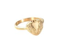 JPXXFM Joyas de cremación Anillo de cremación para cenizas Memorial Angel Wing Heart Urn Anillo de dedo para ser querido, 1,6