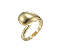 JPXXFM joyería para todos los partidos geométricos simples anillo inspirado hembra viento frío retro caída de agua irregular damas rin