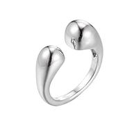 JPXXFM joyería para todos los partidos geométricos simples anillo inspirado hembra viento frío retro caída de agua irregular damas rin