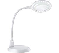 JPXXFM Lámparas de Escritorio de Lupa 5X, lámpara de Lupa incobrable, Lupa Grande sin Mano con luz y Soporte para Leer Workbench Artist Hobbies Vision