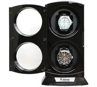 JPXXFM Mira Winder Automatic Winder Box Box Boder Box Automatic Black Double Watching para Relojes automáticos Relojes Dobles automáticos Boxholday Guard Good Times Winder