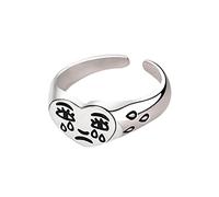 JPXXFM Mujeres que lloran a la moda Mujeres Melancholy Dark Open Ajustming Party Jewelry Accessors