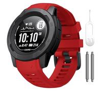 JPXXFM Para la banda de vigilancia Instinct 2 Instinct 2 Solar Movina solar 22 mm Softa de reemplazo de silicona suave Correa de reloj compatible con Instinct 2 Solar Tactical (naranja)