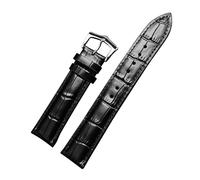 JPXXFM Pulsera de cuero 12/13/14/15/16/17/18/19/20/21/22/23/24/26 mm Men brazalete para mujeres acero de acero acero brochp tapa