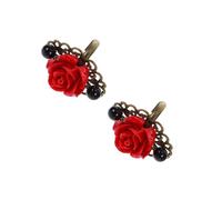 JPXXFM Pulsera de pulgar el dedo medio para el dedo medio para mujeres nudillo decoración retro de los anillos anillos negros góticos joyas rojas