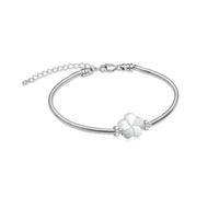 JPXXFM Pulsera de urna de cremación de Flores para Cenizas Pulsera de Cadena de Serpiente Ajustable de Acero Inoxidable Regalo de joyería Memorial para Mujeres