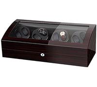 JPXXFM reloj automático Winder 8 9 reloj caja de viento silenciador motor de gran capacidad Piano barniz al aire libre fit mujeres hombres hombres mirada hermoso paisaje