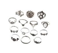 JPXXFM Sunflower Moon Hollow The Wofinger Beautiful Metal Silver