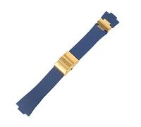 JPXXFM Ulysse-Nardin Marine Bracelet de montre en silicone étanche en caoutchouc pour homme 25 x 12 mm