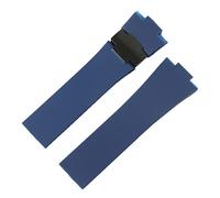 JPXXFM Ulysse-Nardin Marine Bracelet de montre en silicone étanche en caoutchouc pour homme 25 x 12 mm