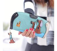 JPXXFM Wallets Diseñador de Marca Famosa Billetera de Billetera de Billetera para Hombres (Azul, única Talla)