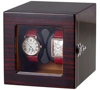 JPXXFM Watch Winder Automatic Watch Winder,Automatic Watch Winder,Wood Double Rotation Winders Premium Silent Motor Wood Box 4 Modes 18.8×15×15CM Good Times Watch Winder