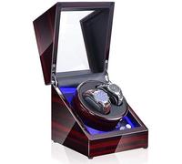 JPXXFM Watch Winder Automatic Watch Winder, with LED Light 5 Rotation Modes Quiet Motor Watches Storage Boxes 9 Styles Good Times Watch Winder