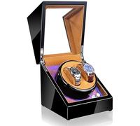 JPXXFM Watch Winder Automatic Watch Winder, with LED Light 5 Rotation Modes Quiet Motor Watches Storage Boxes 9 Styles Good Times Watch Winder