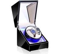 JPXXFM Watch Winder Automatic Watch Winder, with LED Light 5 Rotation Modes Quiet Motor Watches Storage Boxes 9 Styles Good Times Watch Winder