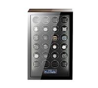 JPXXFM Watch Winders for Automatic Watches Ultra Quiet Motor with LED Lights Automatic Watch Winder with 5 Rotation Modes Push Button Lock to Unlock, LCD Display