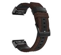 JPXXFM Watchband For Enduro/Tactix Delta Nylon Leather Band For Fenix 7X/Descent MK1 MK2 MK2i Watch Easyfit Wrist Strap