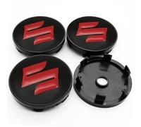 JPYDFI 4 Piezas Tapacubos Auto para Suzuki Swift 2005-2010, Centrales Tapacubos para Llantas Coche Tapones Rueda Tapas Llantas Centrales,C-60mm