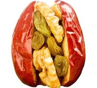 JQ-Big Red Date con Walnut Pasas a pesar de bocadillos saludables Nutritivos 500 g