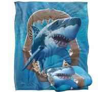Jq Licensing - Jlo Shark Hunting Silky Touch Super Soft Throw Blanket 152 X 127 Cm