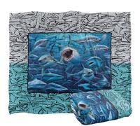 Jq Licensing - Royce Mcclure Great White Shark Frame Silky Touch Super Soft Throw Blanket 152 X 127 Cm