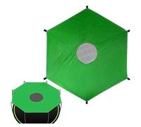 JQGADL 6 Barras Trampolín Red De Protección Solar, Cubierta para Trampolín, Impermeable Accesorios para Trampolines De Recreo Al Aire Libre(Size:8FT-6 Poles,Color:Verde)