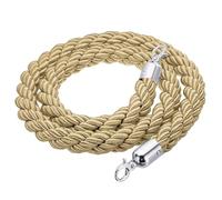 JQGADL Cuerda De Barrera De Cola De Cuerda De Pilar De Plata, Cuerda De Control De Multitud, Cuerda De Cáñamo Tejida para Separadores De Cola, Barrera De Seguridad De Cuerda 1/1.5/2M(Size:2M,Color:B)