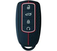 JQHXFDC - Botones de la Cubierta de la Llave del automóvil Estuche de Silicona para Llave Funda para Soporte de Control Remoto Apto para Chery Tigo 7 8 Pro MAX Omoda C5 Tigo 7 8 Plus Arrizo 5 Plus