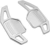 JQHXFDC - Extensión de Las levas de Cambio del Volante del Coche Adhesivo para Coche - Apto para Audi Apto para A4 S4 B7 8E 8H 2004-2009