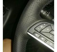 JQHXFDC Funda de Volante Cosida a Mano, Antideslizante, Transpirable, de Microfibra, de Cuero, con Funda para Volante, Hecha a Mano para Nissan Qashqai J11 2017-2021