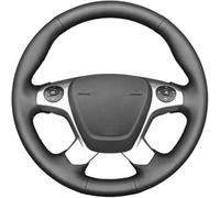 JQHXFDC Funda de Volante Cosida a Mano, Antideslizante, Transpirable, de Microfibra, de Cuero, con Funda para Volante, Hecha a Mano para Ford Grand Tourneo Connect 2014-2020