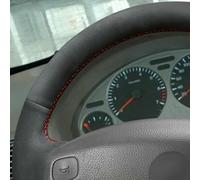 JQHXFDC Funda de Volante Cosida a Mano, Antideslizante, Transpirable, de Microfibra, de Cuero, con Funda para Volante, Hecha a Mano para Holden Barina 1998-2000