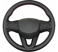 JQHXFDC Funda de Volante de Franela Transpirable, Antideslizante y Cosida a Mano para Cadillac XT4 2019-2024