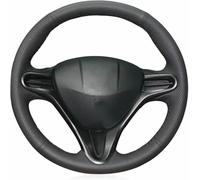 JQHXFDC Funda de Volante de Franela Transpirable, Antideslizante y Cosida a Mano para Honda Civic 8 2006-2011