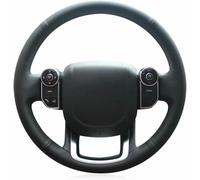 JQHXFDC Funda de Volante de Franela Transpirable, Antideslizante y Cosida a Mano para Land Rover para Discovery Sport L550 2019-2021