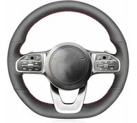 JQHXFDC Funda de Volante de Franela Transpirable, Antideslizante y Cosida a Mano para Mercedes para Benz CLA-Class AMG-Line C118 2019-2023