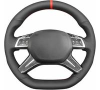 JQHXFDC Funda de Volante de Franela Transpirable, Antideslizante y Cosida a Mano para Mercedes para Benz GL63 AMG X166 2013-2016