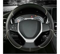 JQHXFDC Funda Protectora para Volante de Coche, de Piel y Ante para Suzuki para Swift 2011 2012 2013 2014 2015 2016