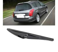 JQHXFDC - Juego de escobillas y Brazos para limpiaparabrisas Trasero de Coche, Cepillo para Parabrisas y Ventana 12" para Peugeot 308SW 308 SW MK1 T7 2007-2014 300mm