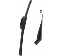 JQHXFDC Juego de escobillas y Brazos para limpiaparabrisas Trasero de Coche, Cepillo para Parabrisas y Ventana para Freelander 2 2006-2014