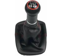JQHXFDC - Palanca de Cambios de Cuero para Coche, pomo de Cambio de Marchas, pomo de Cambio de Marchas para Coche para Golf para 2 3 4 Cabrio Polo 6N1 6N2 para Passat