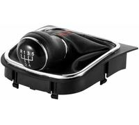 JQHXFDC - Palanca de Cambios de Cuero para Coche, pomo de Cambio de Marchas, pomo de Cambio de Marchas para Coche para Golf para 6 5 Jetta V Vi 2005-2014 para Scirocco 3 2008-2014