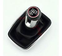 JQHXFDC - Palanca de Cambios de Cuero para Coche, pomo de Cambio de Marchas, pomo de Cambio de Marchas para Coche para Golf 4 para IV MK4 GTI R32 para Bora Jetta 1999-2004