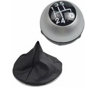 JQHXFDC - Palanca de Cambios de Cuero para Coche, pomo de Cambio de Marchas, pomo de Cambio de Marchas para Coche para Fiat 500 500C 2012-2018