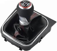 JQHXFDC Palanca de Cambios para Coche Balonmano - para Seat para Leon MK1 Pomo de Palanca de Cambios para Coche Palanca de Cambios de Cuero