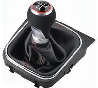 JQHXFDC Palanca de Cambios para Coche Balonmano - para Seat para Leon MK1 Pomo de Palanca de Cambios para Coche Palanca de Cambios de Cuero