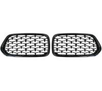 JQHXFDC - Parrillas Delanteras Tipo riñón para capó, Rejillas Delanteras Tipo riñón con diseño de Diamante, Estilo automotriz para BMW para X2 F39 2018 2019 2020 2021 2022