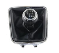 JQHXFDC Pomo de palanca de cambios de coche de piel sintética para Seat Alhambra 2011 2012 2013 2014 2015