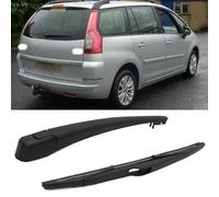 JQHXFDC - Tergicristallo 14" para Citroen C4 Grand Picasso (2008-2013) 300mm 350mm Juego de escobillas y Brazos del limpiaparabrisas Trasero Cepillo para Parabrisas